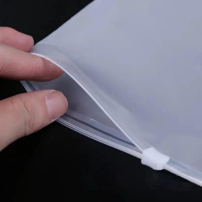10 x 10 cm Şeffaf Buzlu Fermuarlı Poşet